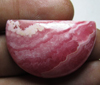 Top Grade High Quality Gorgeous Natural Pink - RHODOCROSITE - Moon Shape Cabochon Huge Size 20x31 mm Rare to Get This Quality
